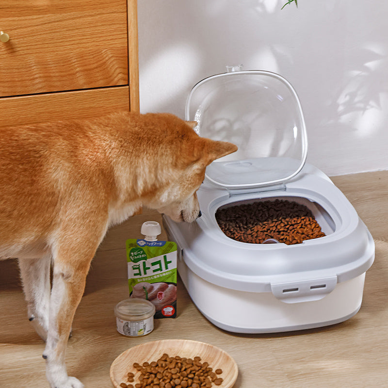 Foldable Airtight Storage Box – For Kibble, Grains & More (15kg Capacity) pack front