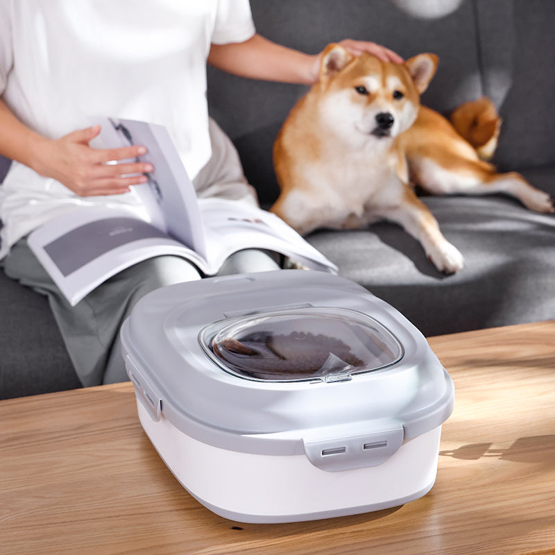 Foldable Airtight Storage Box – For Kibble, Grains & More (15kg Capacity) pack front
