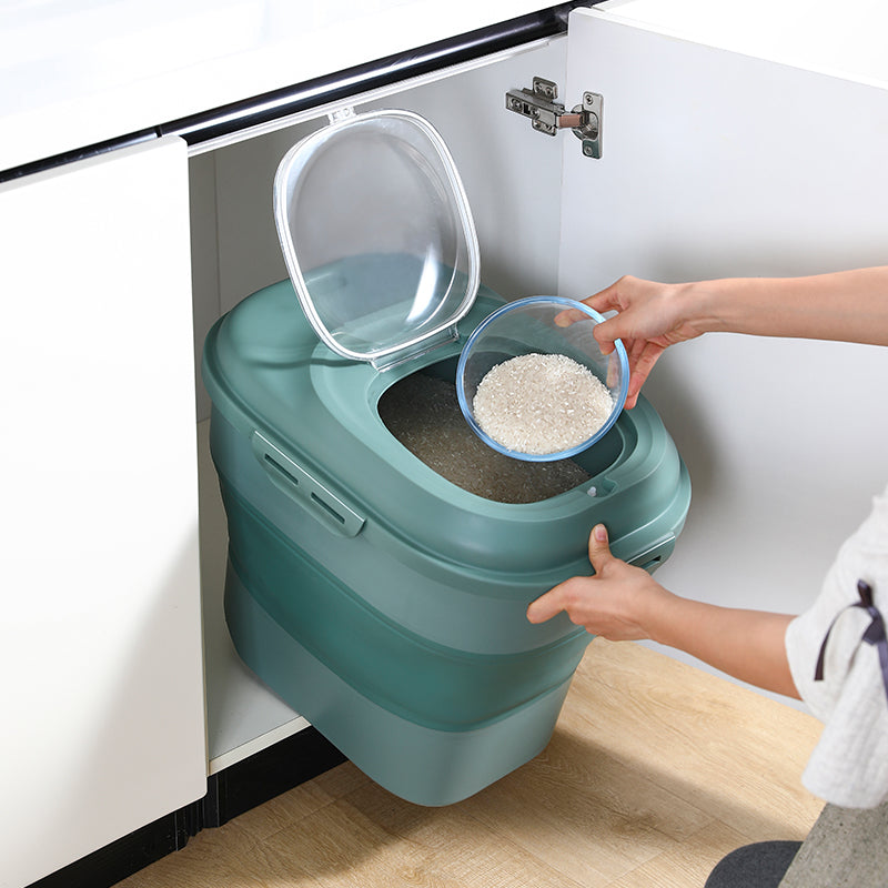 Foldable Airtight Storage Box – For Kibble, Grains & More (15kg Capacity) pack front
