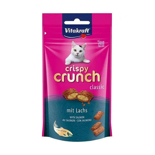 Vitakraft Cat Treat Crispy Crunch Classic Salmon 60g