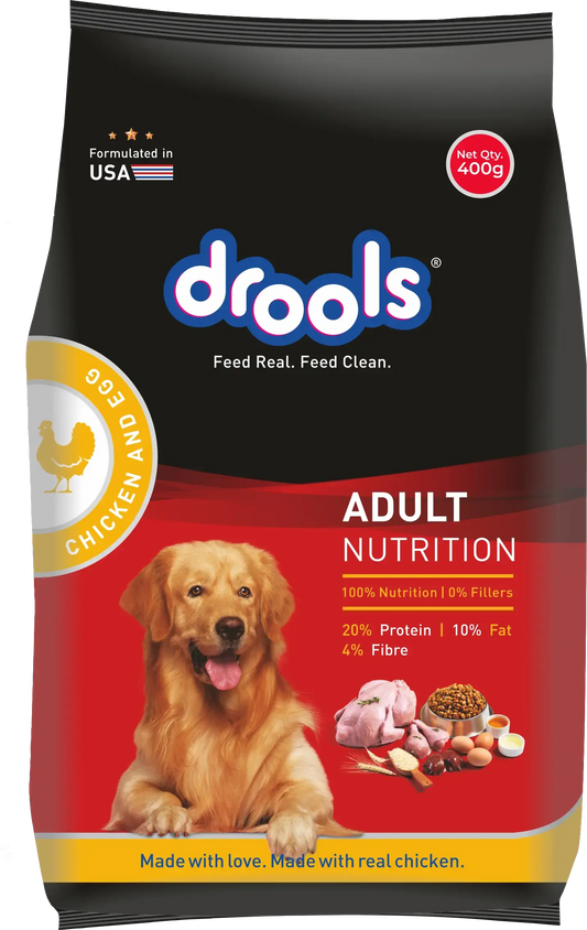 Drools Chicken and Egg Puppy Dog Food – 400g Drools