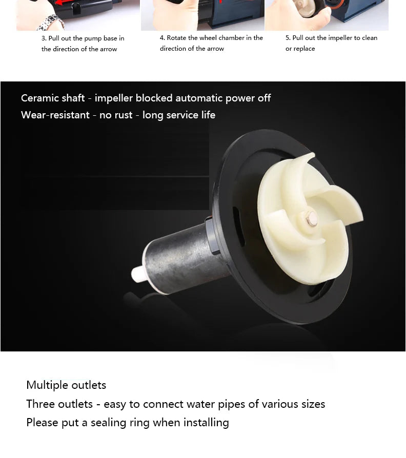 Copy Of Water Pump Sunsun Jtp 6000R Jtp 7000R Jtp 8000R Jtp 9000R