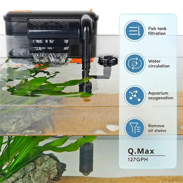 Hygger Internal Surface‑Skimmer Pump