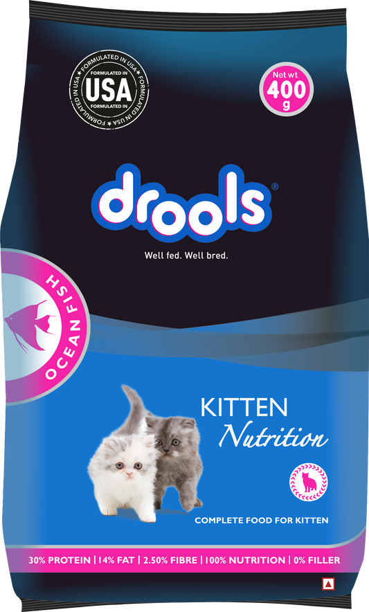 Drools Ocean Fish Kitten Cat Food – 400g