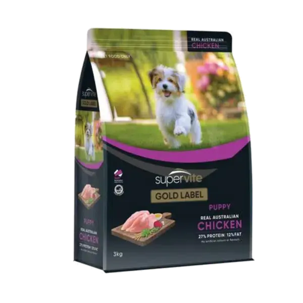 Supervite Gold Label Puppy Chicken Dry Dog Food – 3kg