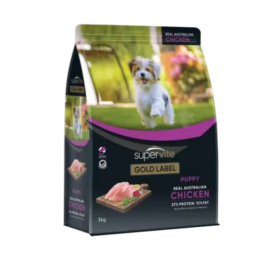 Supervite Gold Label Puppy Chicken Dry Dog Food – 3kg