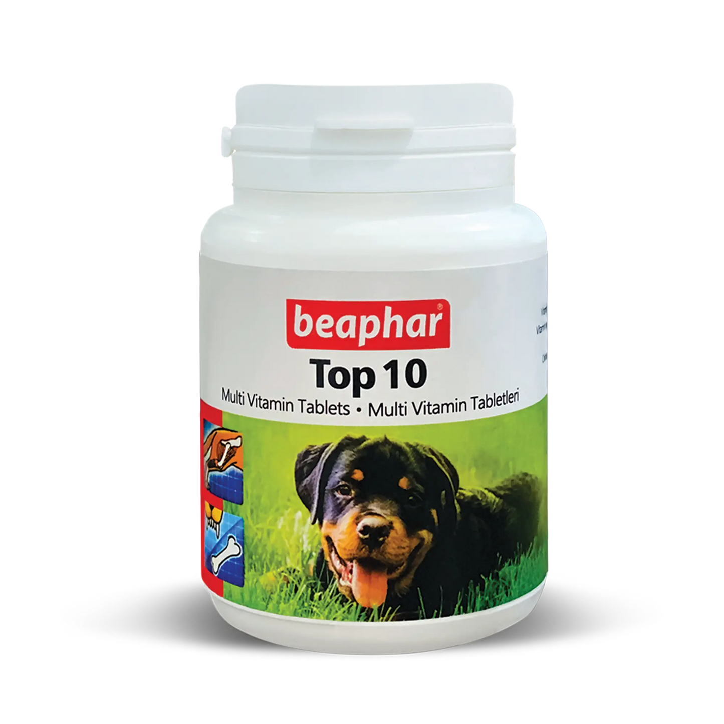 Beaphar Top 10 Multivitamin Tablets for Dogs – 100 Tablets pack front