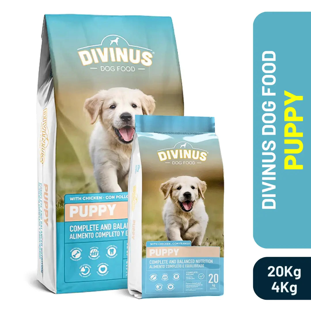 Divinus Puppy Dry Food pack front