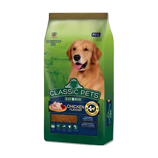 Classic Pet Adult Dog Food – Chicken Flavour – 500g pack front
