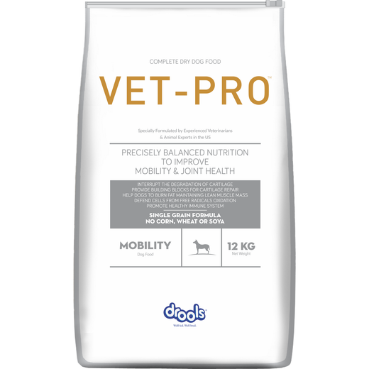 VET-PRO Mobility Dry Dog Food 12kg – front of pack