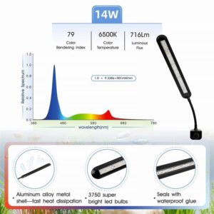 Hygger Aquarium Mini Clip On Light pack front