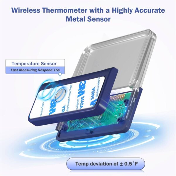 Hygger External Aquarium Thermometer pack front