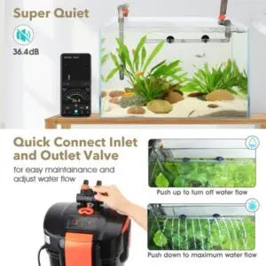 Hygger Intelligent Canister Filter pack front