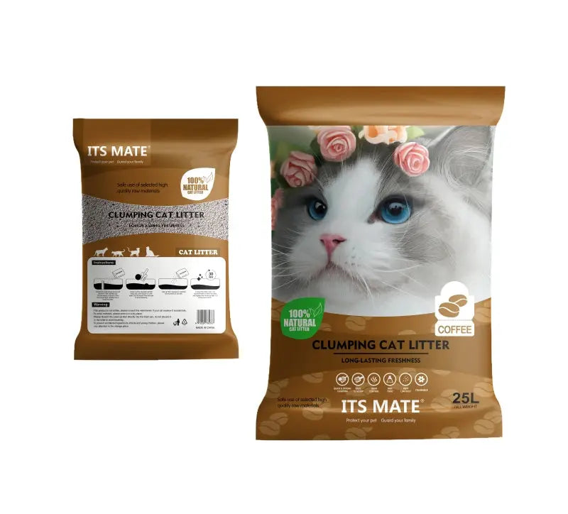 Its Mate Bentonite Cat Litter Coffee 25L pack front