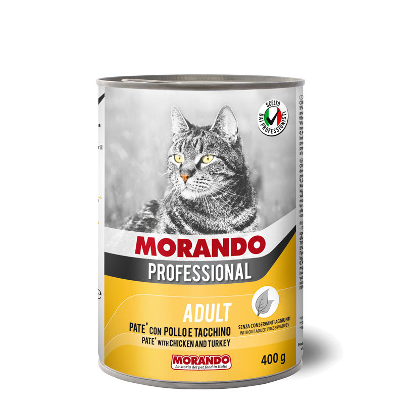 Morando Professional – Migliorgatto Adult Paté with Chicken and Turkey – 400 g