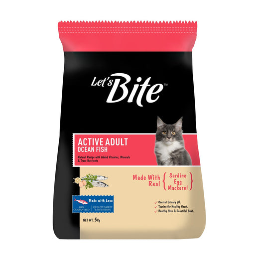 Let's Bite Cat Active Adult 5kg pack front