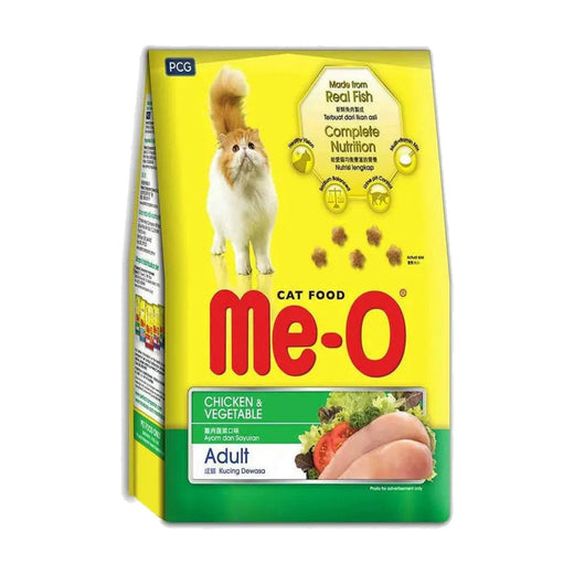 Me-O Chicken and Veg Flavoured Cat Food - 450g pack front