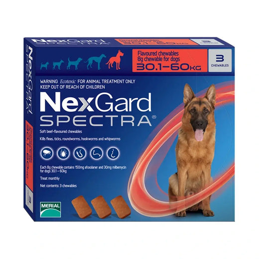 NexGard Spectra Extra Large Dogs 30–60 kg (1 Chew)