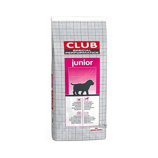 Royal Canin Club Pro Junior 20Kg - Puppy pack front on white background