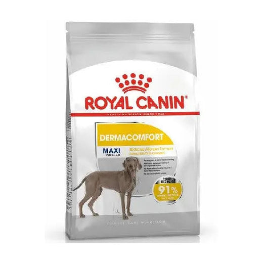 Royal Canin Dermacomfort Maxi - 3kg (Adult Large Breed) pack front on white background