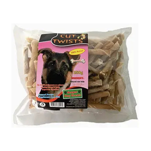 Seepet Dog Bites - Cut Twists 250G pack front