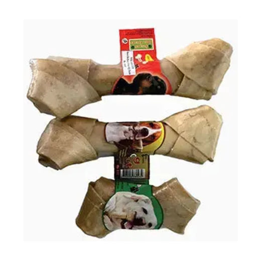 Seepet Dog Bites - Knotted Bone 4" pack front