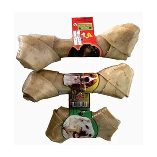 Seepet Dog Bites - Knotted Bone 6" pack front