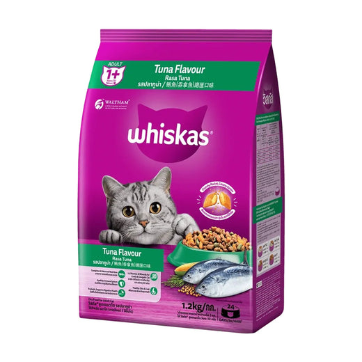 WHISKAS® Adult Tuna Feast Dry Food - 1.2 kg pack front