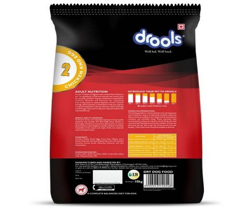 Drools Adult Dog Food Chicken and Egg 10Kg MYPETS.LK