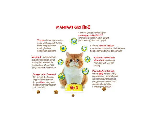 Me-O Tuna Flavoured Cat Food 450g pack front
