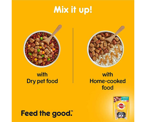 Pedigree Chicken & Liver CIS Pouch 80g - Adult Dog