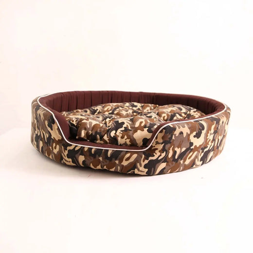 Embark Camouflage Print Dog Bed – 80cm
