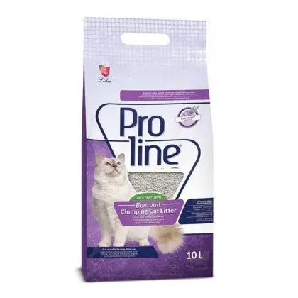 Proline Cat Litter Lavender Scented 10L pack front