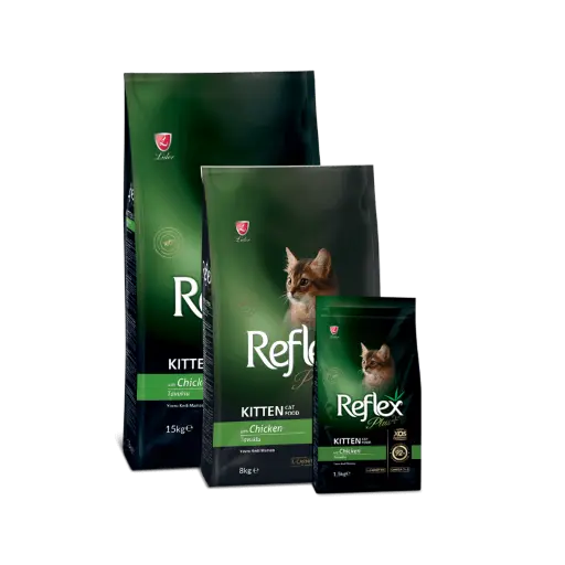 Reflex Plus Premium Adult Cat Food – Chicken 8KG pack front