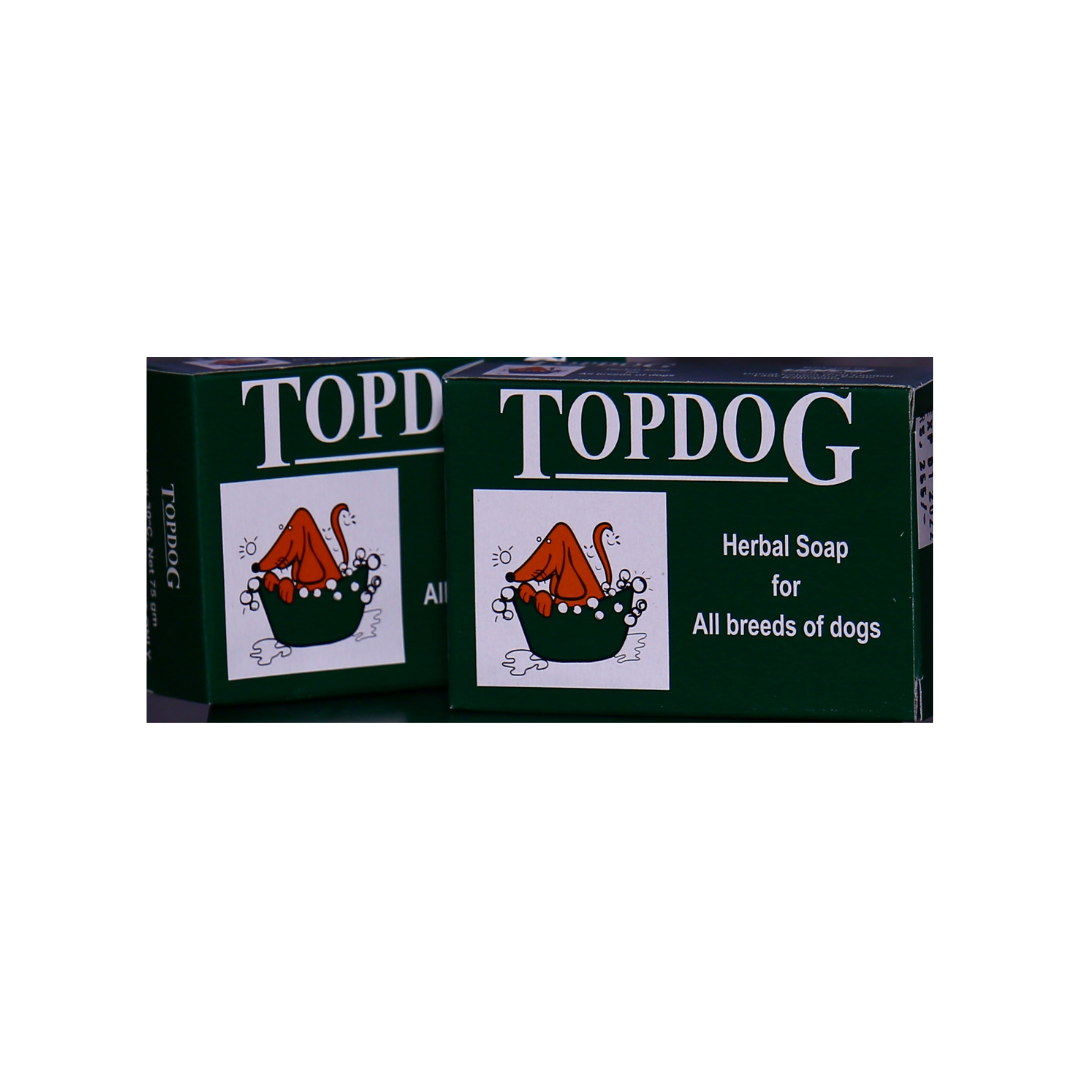 Top Dog Herbal Soap - 75g pack front