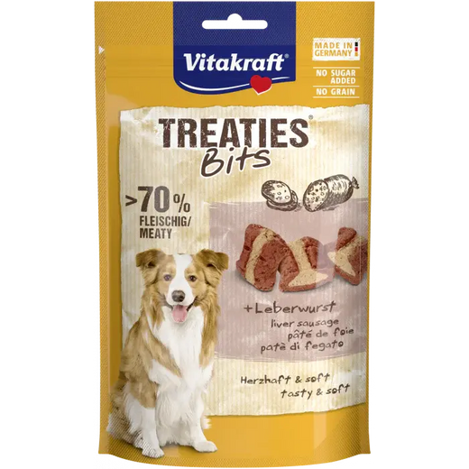 Vitakraft Treaties Bits + Liverwurst (Liver Sausage) 120g