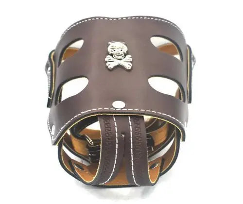 Medium/Large Dog Leather Muzzle
