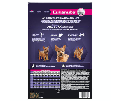 Eukanuba Puppy Small Breed 1Kg pack front