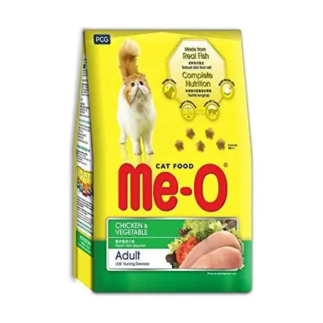 Me-O Chicken and Veg Flavoured Cat Food - 450g pack front