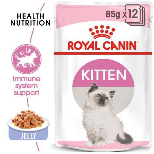 Royal Canin Kitten Instinctive – Thin Slices in Jelly 12 × 85g