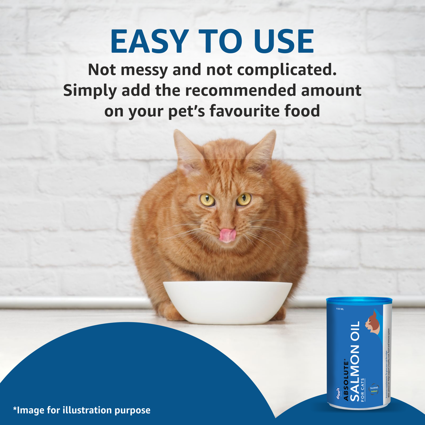 Drools Absolute Salmon Oil Syrup for Cats – 150 ml