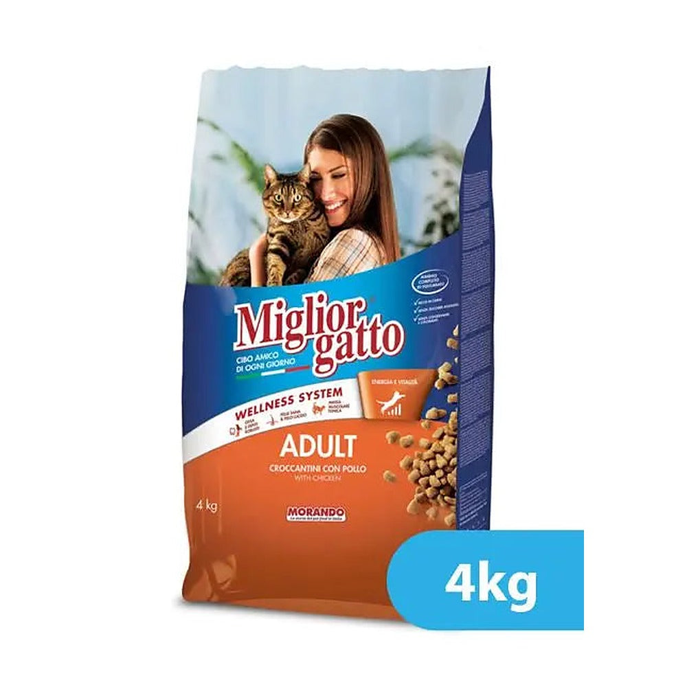Migliorgatto Adult Cat Kibble – Chicken 4kg