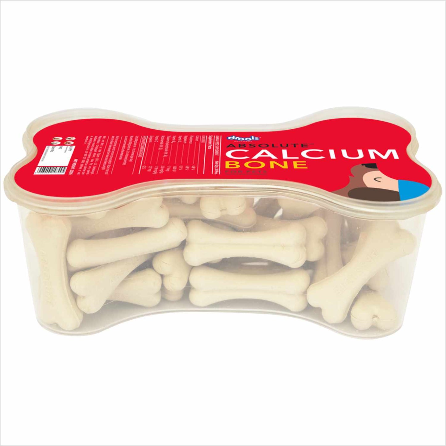 Drools Absolute Calcium Bone Jar – 20 Pieces (300 g)