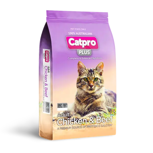 Catpro Plus Dry Cat Food – Chicken & Beef 1kg