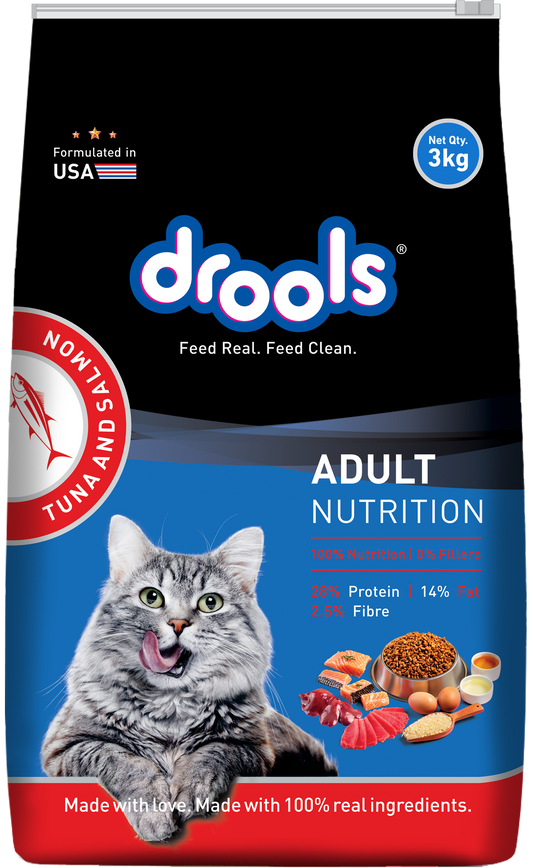 Drools Tuna & Salmon Adult Cat Food – 3kg