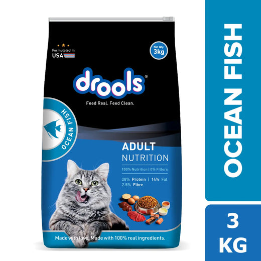 Drools Ocean Fish Adult Cat Food, 3 kg