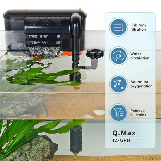 Hygger Internal Surface‑Skimmer Pump