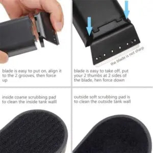 Hygger Magnetic Fish Tank Cleaner