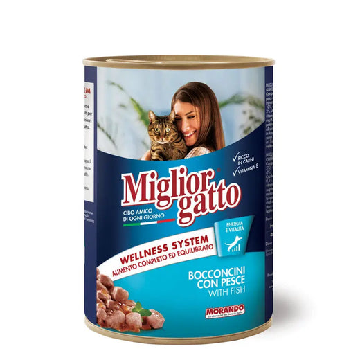 Migliorgatto Chunks with Fish – 405 g