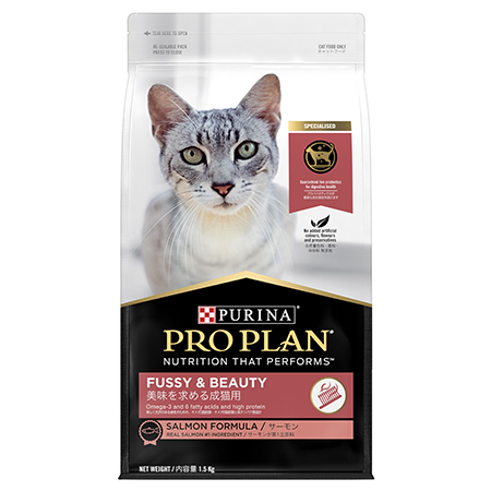 Purina Pro Plan Fussy & Beauty Salmon 1.5kg
